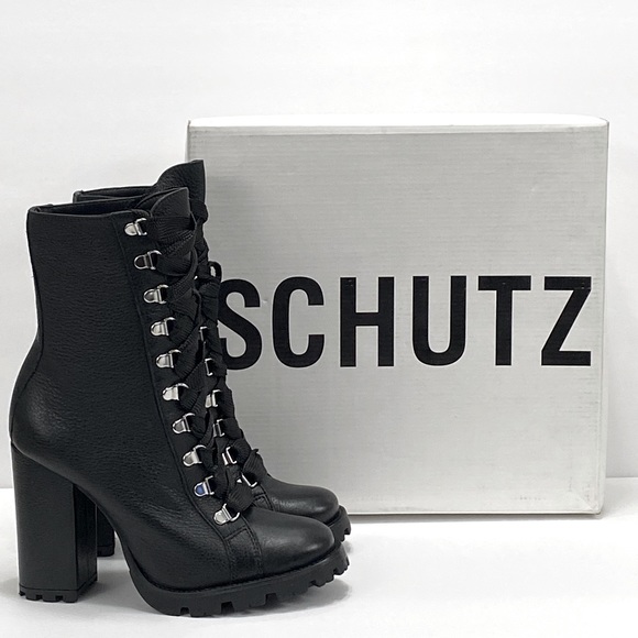 - NEW SCHUTZ  ZARA COMBAT  BOOTS - Picture 2 of 15